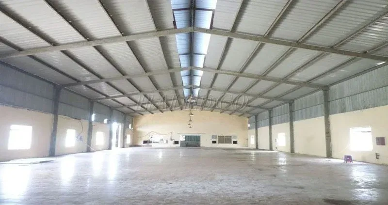 Bản vẽ kết cấu thép nhà xưởng 500m2