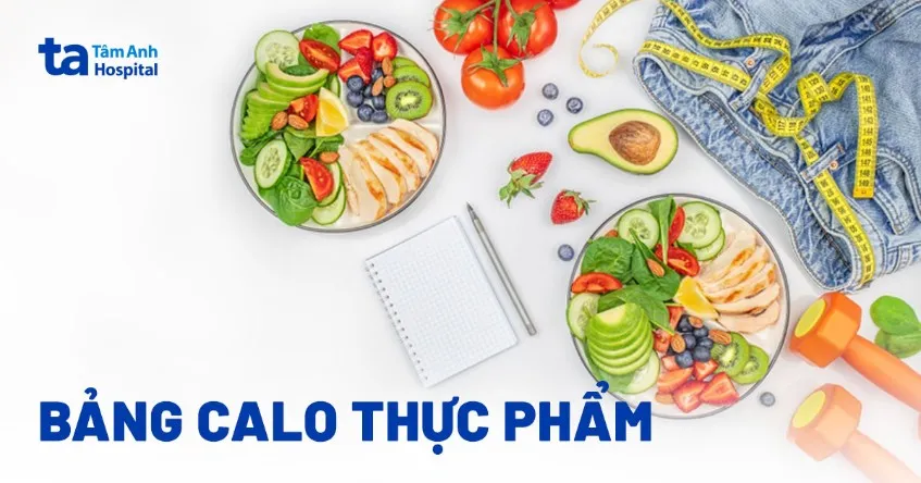 bảng calo thực phẩm