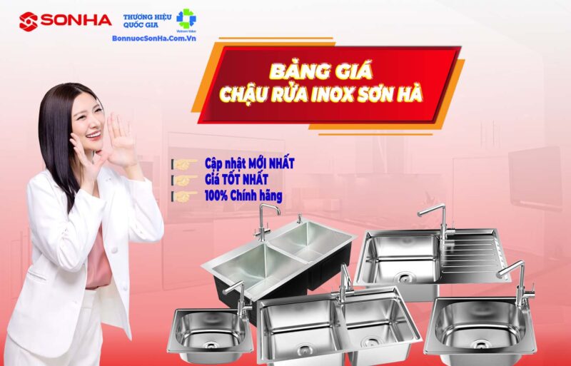 Giá Bồn Rửa Chén Inox 2 Ngăn Chính Hãng Mới Nhất 2025