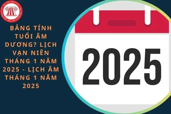 Bảng tra tuổi theo năm sinh 2026 với cột tuổi dương lịch và tuổi âm lịch, minh họa cách tính chênh lệch giữa hai hệ thống lịch