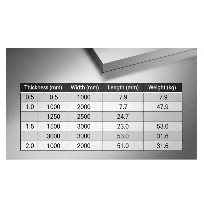 Khối Lượng Riêng Inox 304: Chi Tiết, Công Thức Tính & Ứng Dụng