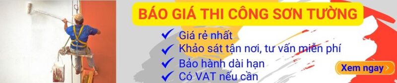 Banner dịch vụ thi công sơn chuyên nghiệp