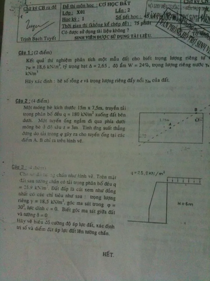Tài liệu cơ học đất