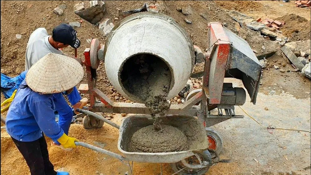 Vật liệu trộn bê tông mác 200