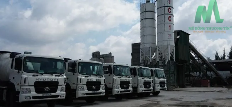 Nhà máy sản xuất bê tông tươi của Mekong CC1