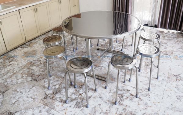 Bí Quyết Lựa Chọn Bộ Bàn Tròn Inox 10 Ghế Chất Lượng, Giá Tốt