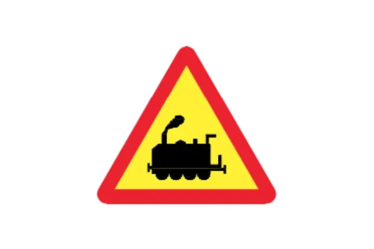 Biển số W.211a - Giao nhau với đường sắt không rào chắn