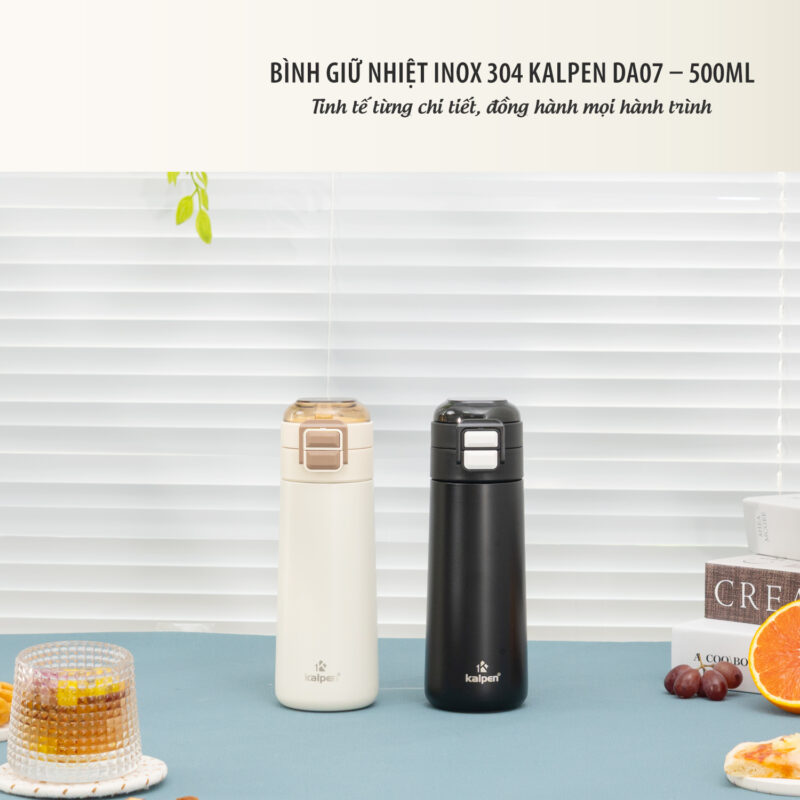 Bình Giữ Nhiệt Inox 304 Kalpen DA07 500ml: Lựa Chọn Tinh Tế Cho Cuộc Sống Hiện Đại