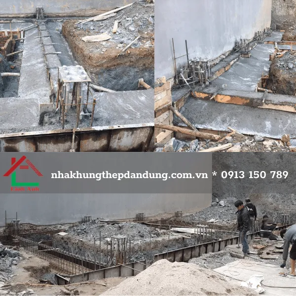 Bu lông móng tại chân cột