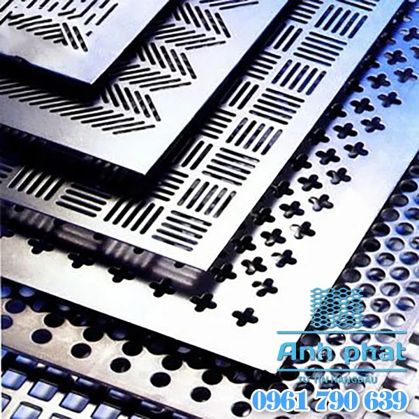 Các loại lỗ có thể đục được trên tấm thép