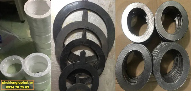 Các loại ron mặt bích phổ biến trong hệ thống đường ống