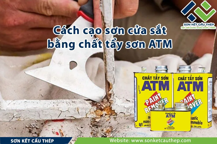 cách cạo sơn bằng chất tẩy ATM