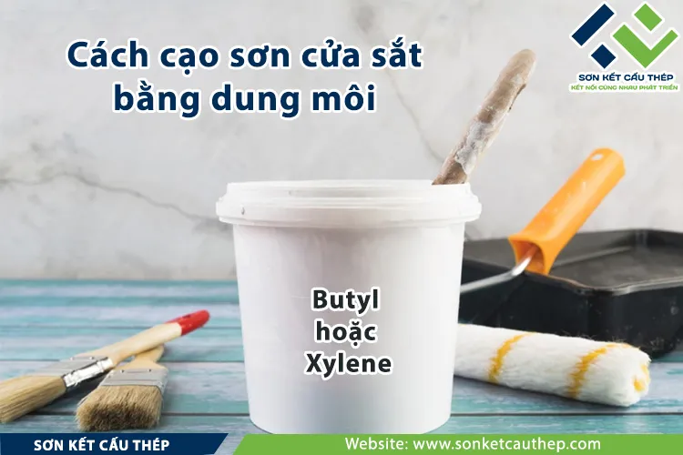 sử dụng dung môi pha sơn