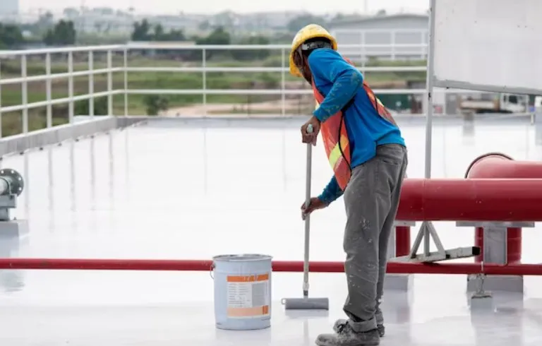 Sơn chống nóng trên mái bê tông