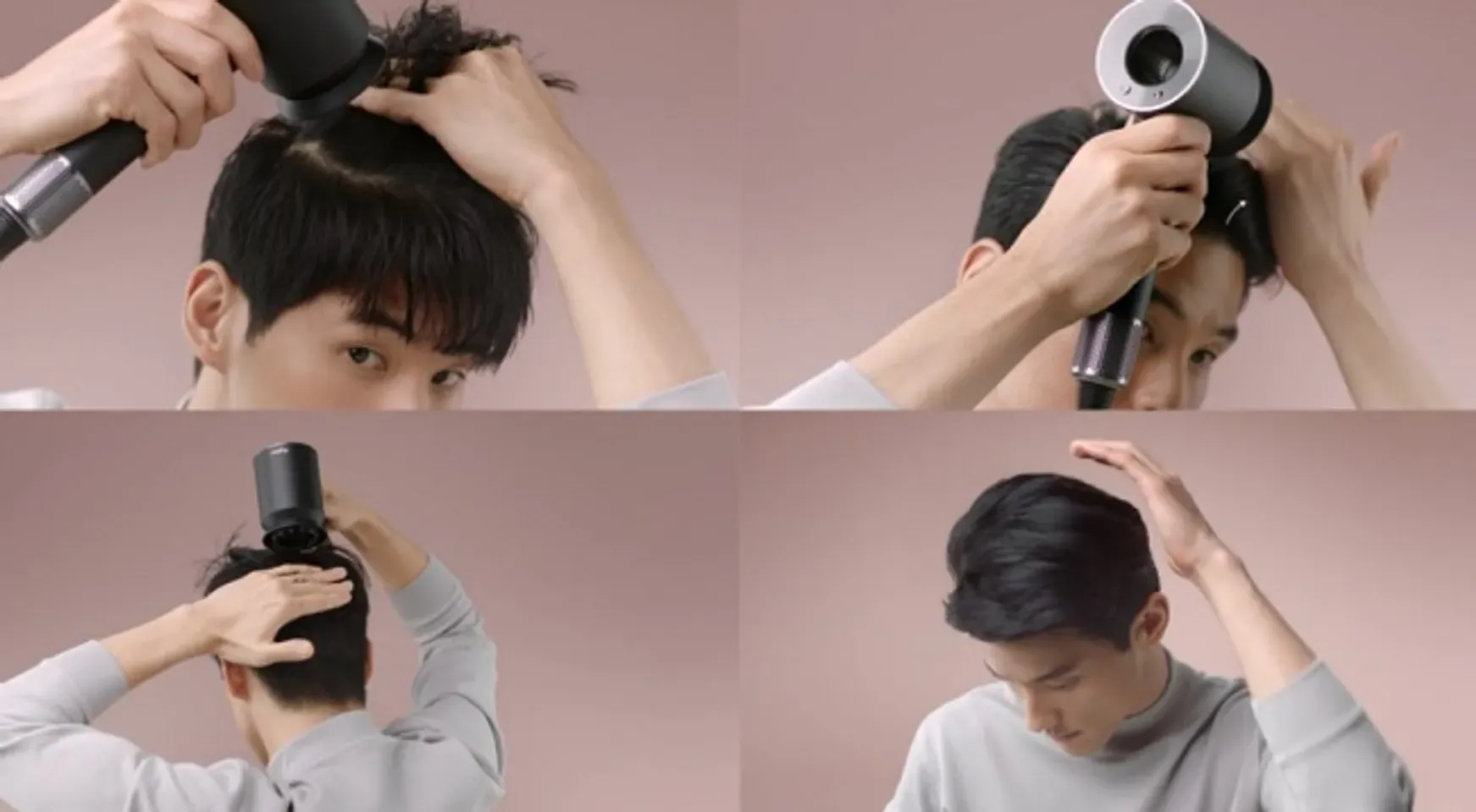 Cách sấy và tạo kiểu tóc layer nam