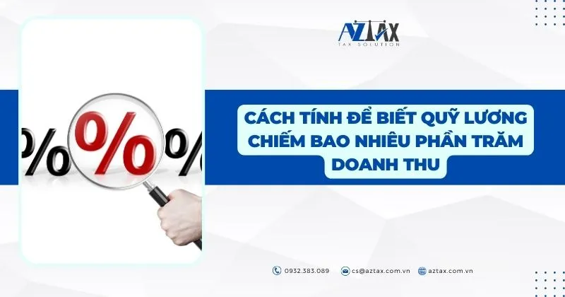 Cách tính để biết chi phí nguyên vật liệu chiếm bao nhiêu phần trăm doanh thu