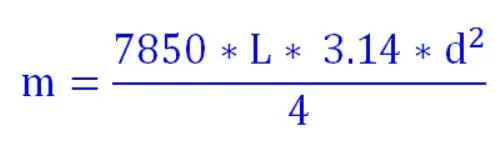 Trọng Lượng Thép Tròn, Thép Ống : Cách Tính + Bảng Tra Chi Tiết