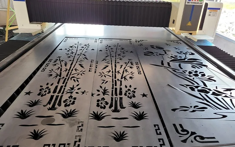 Cắt laser hoa văn cnc