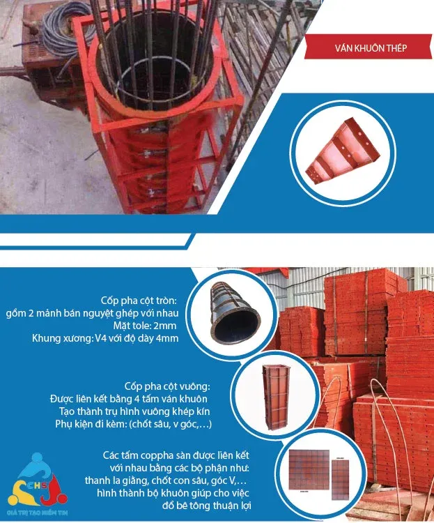 Catalog ván khuôn thép