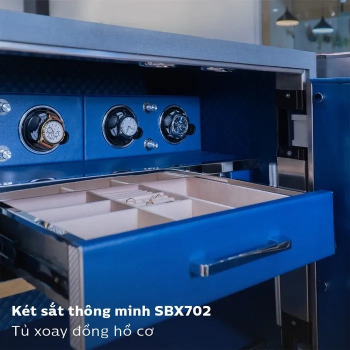 Cấu tạo bên trong két sắt Philips SBX702