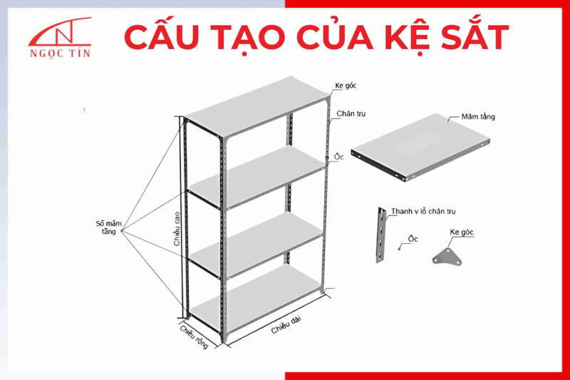 Kệ Sắt V Lỗ: Giải Pháp Lưu Trữ Tối Ưu Cho Mọi Không Gian