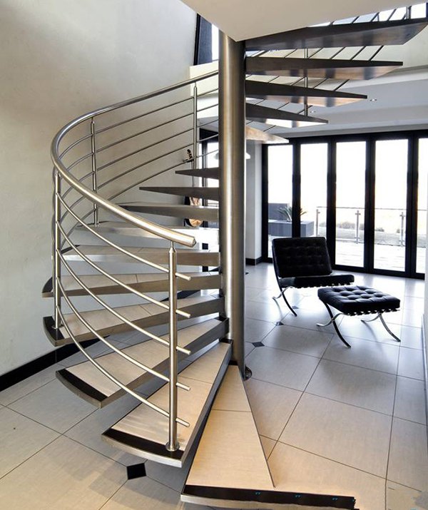 Khám Phá Top Mẫu Cầu Thang Inox Tay Vịn Gỗ Đẹp Hiện Đại Nhất