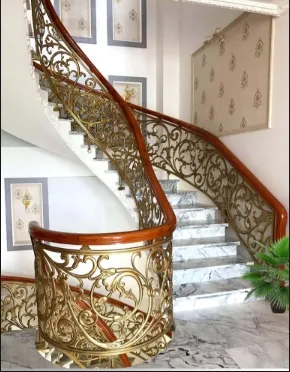 Thiết kế cầu thang nhôm đúc đẳng cấp