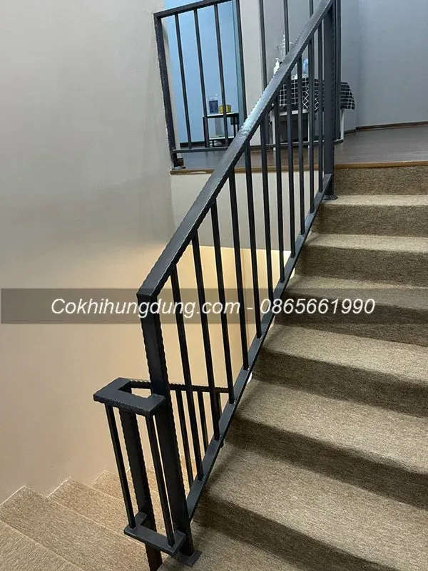 Thiết kế cầu thang sắt giá rẻ