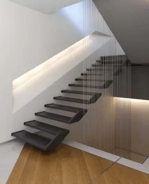 Lan can cầu thang sắt với chi tiết đẹp