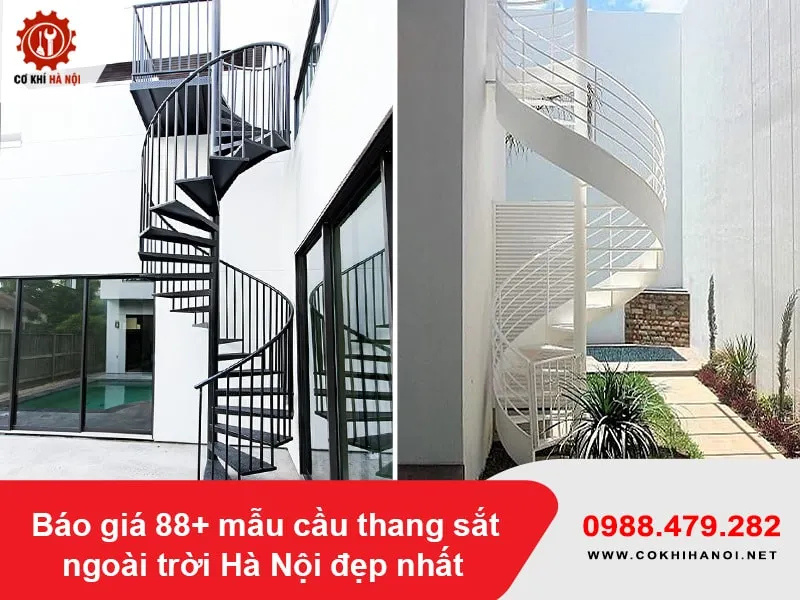 Cầu thang sắt tiết kiệm diện tích