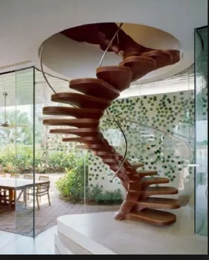 Thiết kế cầu thang xoắn ốc ấn tượng