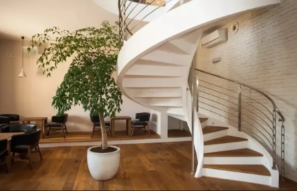 Mẫu cầu thang xoắn ốc đẹp và tiện lợi