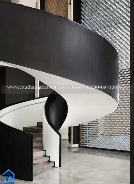 cầu thang xoắn ốc bê tông
