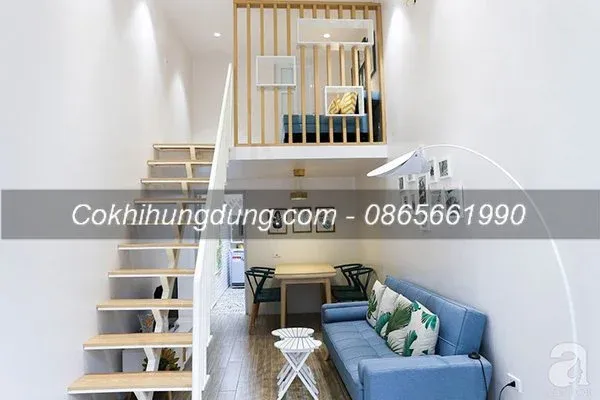 Cầu thang sắt có thiết kế hiện đại, mẫu mã cực kỳ đa dạng