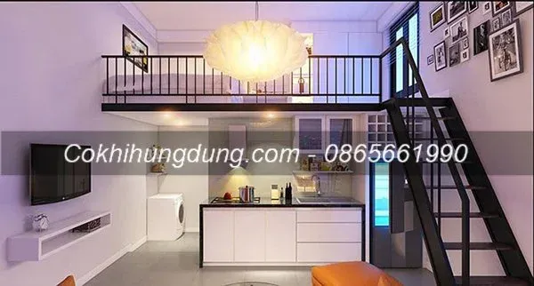 Mẫu cầu thang thép có độ bền và tính chịu lực cao