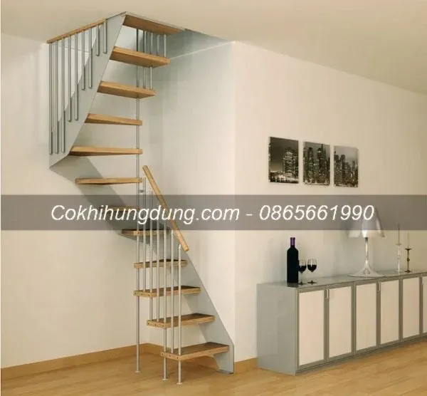 Cầu thang sắt đẹp độc đáo