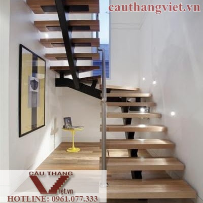 Mẫu Cầu Thang Sắt Hộp Đẹp Cho Nhà Biệt Thự, Nhà Phố Hiện Đại