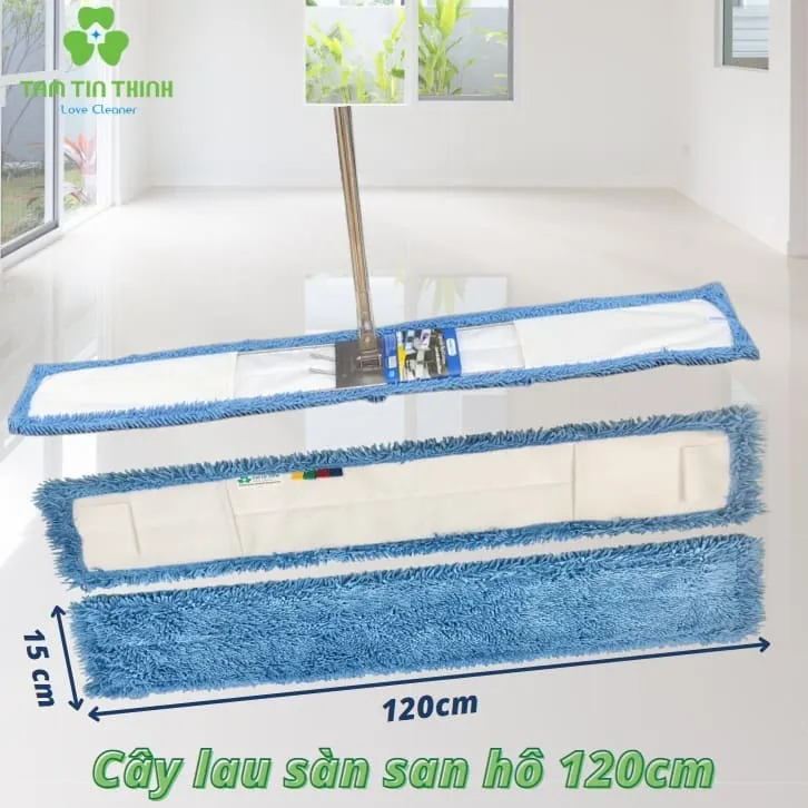 Cây lau nhà công nghiệp san hô 120cm