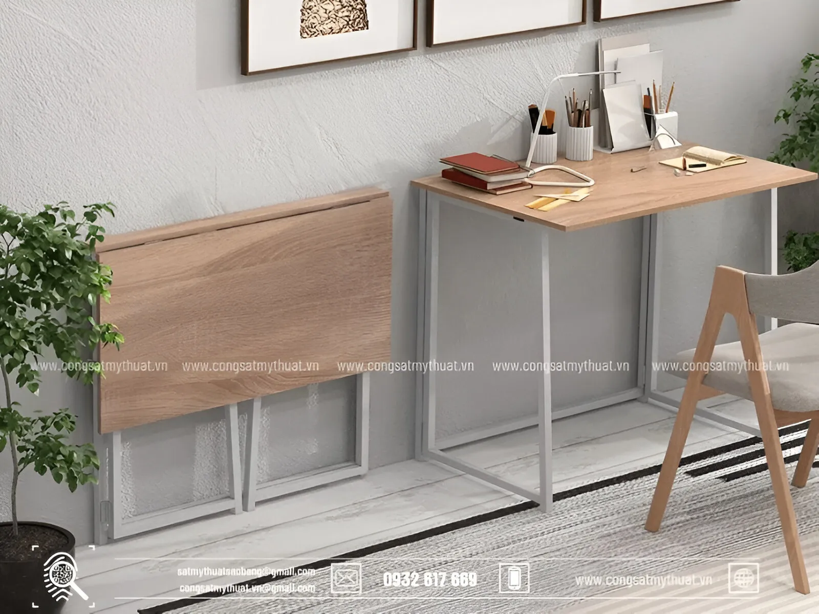 Chân bàn sắt loại xếp