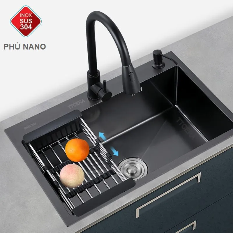 Kiểm tra chậu rửa inox 304 bằng nam châm