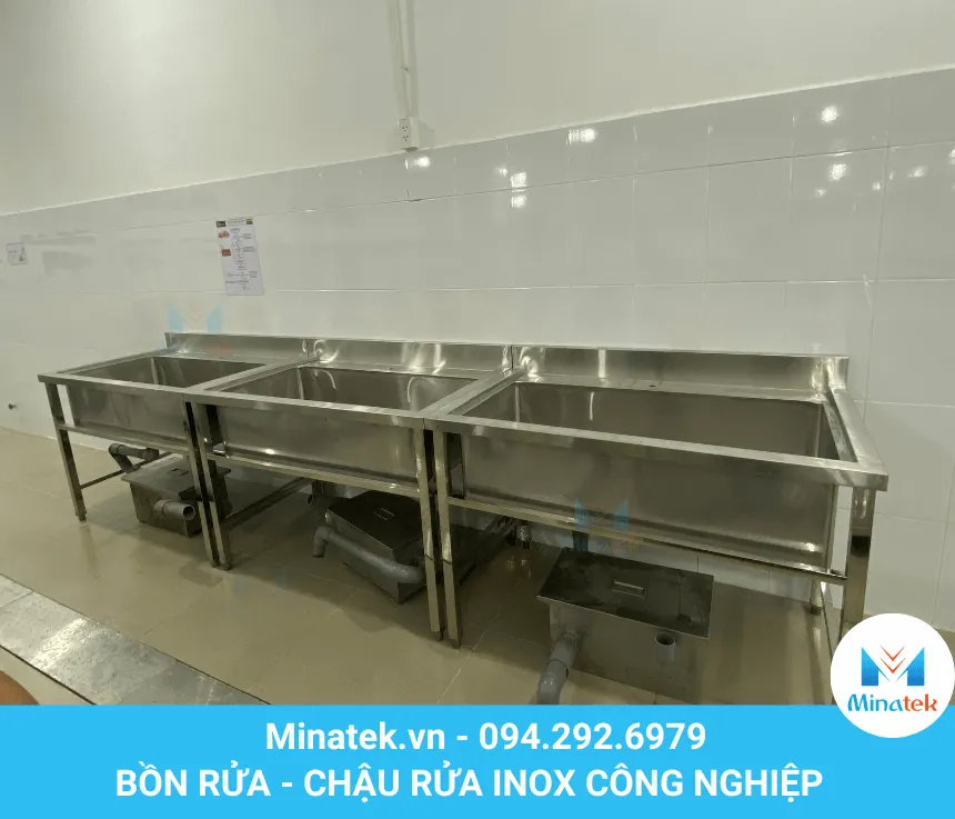 Chậu rửa inox công nghiệp