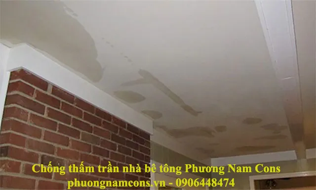 Thi công chống thấm trần bê tông cho nhà phố hiện đại