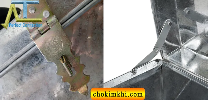 Chi tiết chốt khóa hòm tôn