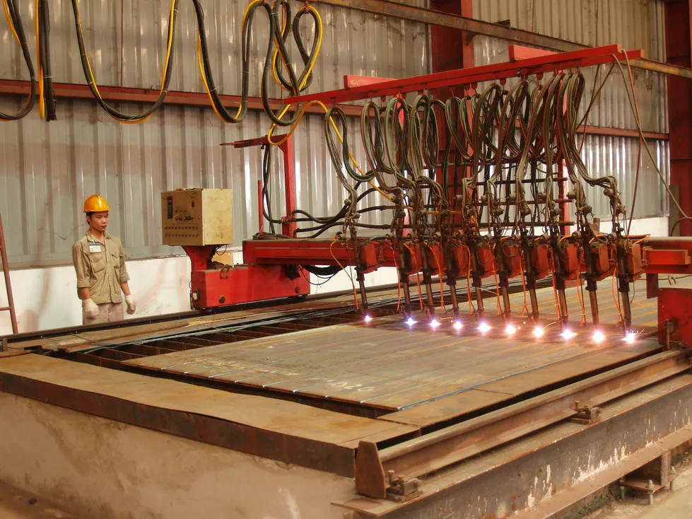 Máy móc thiết bị sản xuất thép tại nhà máy BMB Steel