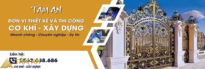 Cơ khí xây dựng Tâm An – Đơn vị thi công cửa sắt hộp 4 cánh uy tín, chất lượng
