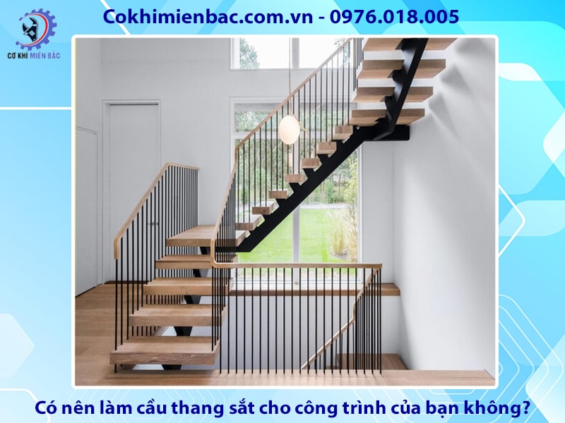 Cầu Thang Sắt Sơn Tĩnh Điện CTS-57: Bền Bỉ, Sang Trọng Cho Mọi Công Trình