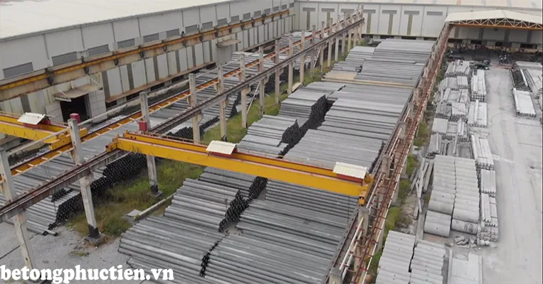 Cọc bê tông ly tâm tại Phúc Tiến