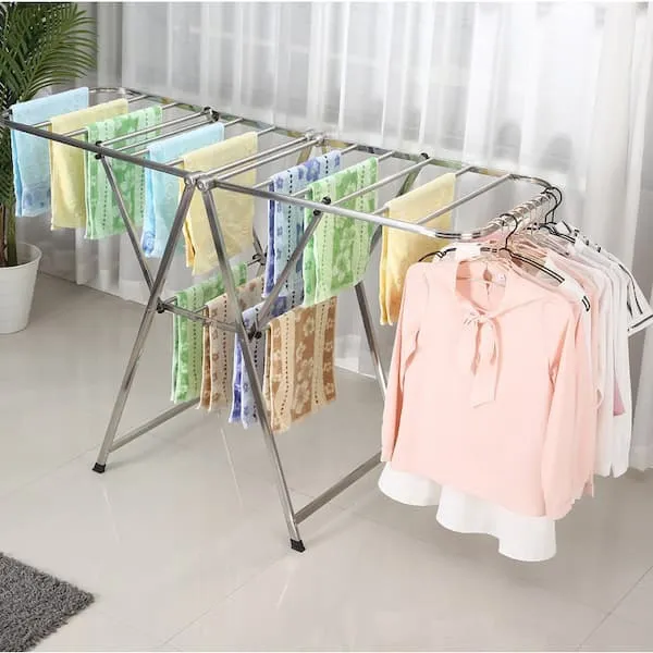 Kệ treo quần áo inox chữ A thông minh