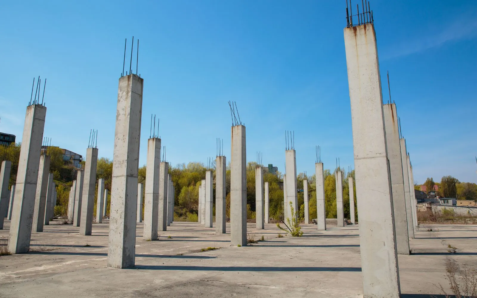 Cột bê tông cốt thép ứng dụng rộng rãi cho nhiều công trình