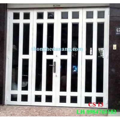 Mẫu cửa sắt 4 cánh đẹp tại Đà Nẵng